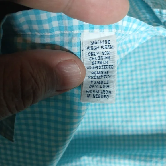 Ralph Lauren Classic Fit Gingham Button Down Shirt XLT Tall - Picture 6 of 13